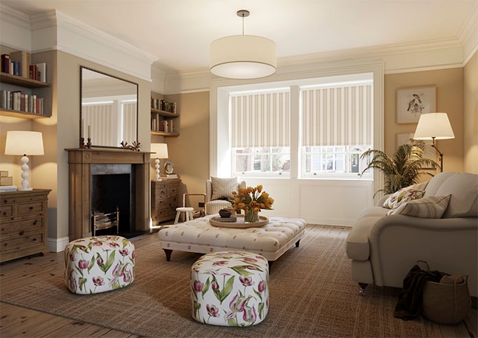 Noble Stripe, Moss - Roller Blind - Image 7